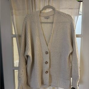 AE Oversized Cream Cardigan
